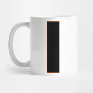 Bold in Black: I's Defining edge Mug